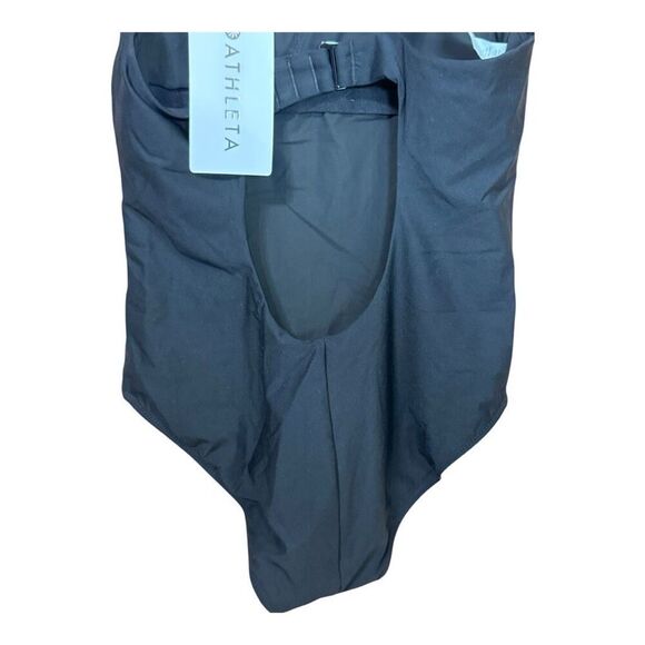 ATHLETA Keyhole One Piece Swimsuit XSP Black NWT #511635 - Picture 5 of 8